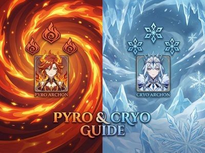 Pyro and Cryo Characters